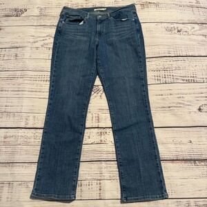 Levi's Classic Straight Jeans Blue Denim Pants Women's Size 10 (Fits 32x29)